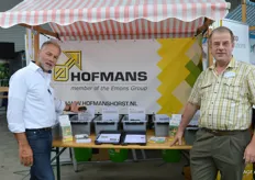 Ben Rooyackers en Gert-Jan Verhagen van Hofmans Horst, gespecialiseerd in champostlogistiek